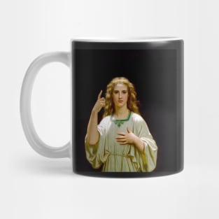 Pensez À Dieu by Hugues Merle Mug